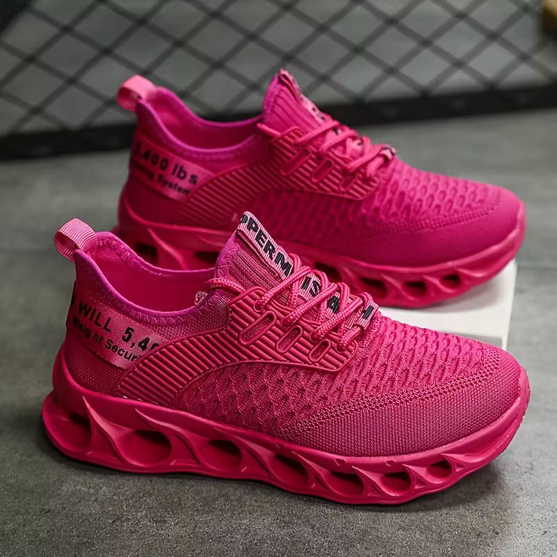 Women's Breathable Running Shoes - Lightweight Mesh & EVA Sole, Low Top Sneakers for  Everyday Use