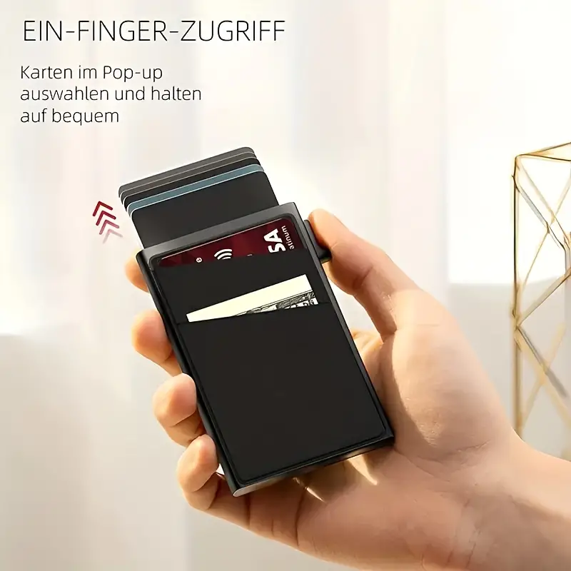 RFID Credit Card Holder-Aluminum Alloy