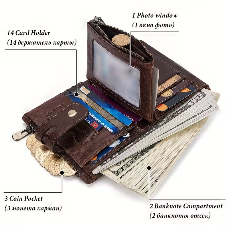 Genuine Leather Wallet for Men