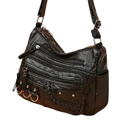 Old Style Boston Multilayered Bag for women