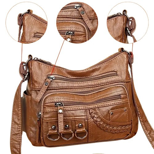 Old Style Boston Multilayered Bag for women