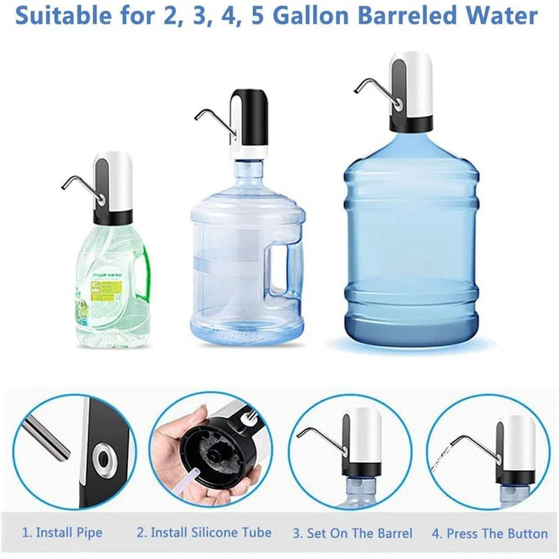 Portable electric water dispensing pump